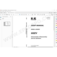 Kawasaki Wheel Loader 60Z5 parts + service manual
