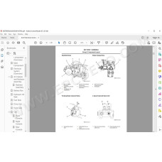 Kawasaki Wheel Loader 80Z7 80Z7B parts + service manual