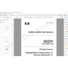 Kawasaki Wheel Loader 85Z4 parts + service manual