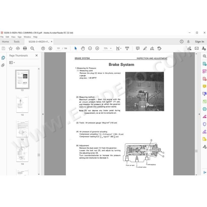 Kawasaki Wheel Loader 90Z3 workshop service manual