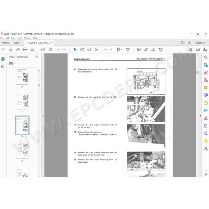 Kawasaki Wheel Loader 90Z3 workshop service manual