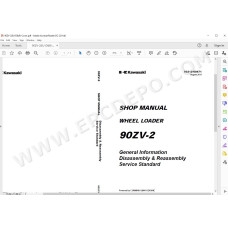 Kawasaki Wheel Loader 90Z5-2 parts + service manual
