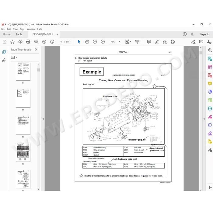 Kawasaki Wheel Loader 90Z7 92Z7 90Z7B parts + service manual