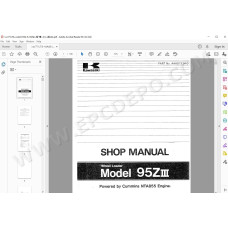 Kawasaki Wheel Loader 95Z3 parts + service manual
