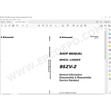 Kawasaki Wheel Loader 95Z5-2 parts + service manual