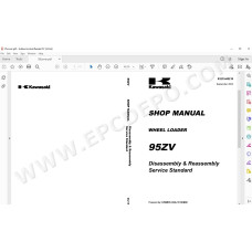 Kawasaki Wheel Loader 95Z5 parts + service manual