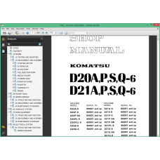 KOMATSU BULLDOZER SERVICE & REPAIR MANUAL PACK