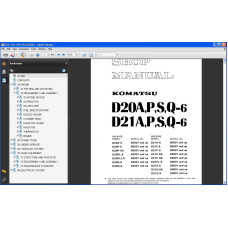KOMATSU CRAWLER LOADER SERVICE & REPAIR MANUAL