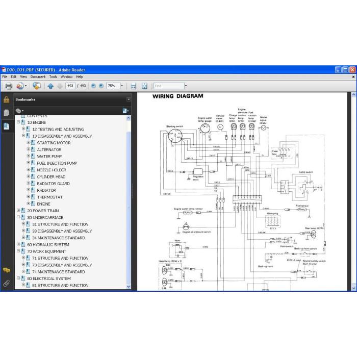 KOMATSU CRAWLER LOADER SERVICE & REPAIR MANUAL