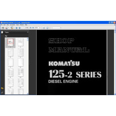 Komatsu Engine 125-2 series service manual