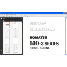 KOMATSU ENGINE 140-3 SERIES SERVICE MANUAL