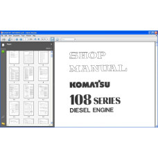 KOMATSU ENGINE 108 SERIES S6D108-1 SA6D108-1 SERVICE MANUAL