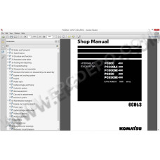 KOMATSU HYDRAULIC EXCAVATOR SERVICE MANUAL