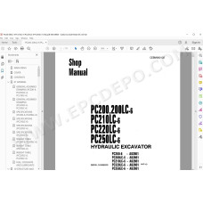 Komatsu Excavator PC200-6 PC200LC-6 PC210-6 PC210LC-6 PC220-6 PC220LC-6 PC230-6 PC230LC-6 PC250LC-6 service manual