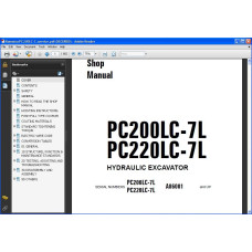 KOMATSU EXCAVATOR PC200LC-7L PC220LC-7L SERVICE MANUAL