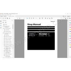 Komatsu Excavator PC240-11 PC240LC-11 PC240NLC-11 workshop service manual