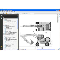 KOMATSU WHEELED EXCAVATOR PW SERVICE MANUAL