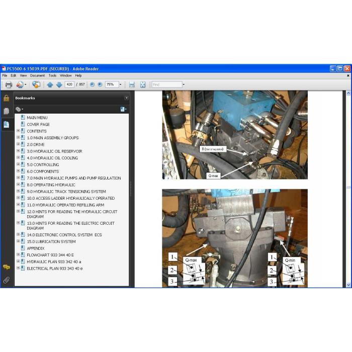 KOMATSU MINING SHOVEL SERVICE & REPAIR MANUAL