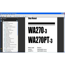 Komatsu Wheel Loader WA200-7 WA250-3 WA270-7 WA250-5H WA270-3 service manual
