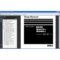 Komatsu Wheel Loader WA400-1 WA420-3 WA430-5 WA450-1 WA470-1 WA470-3 WA470-5 WA470-6 WA470-7 WA480-5 WA480-6 service manual