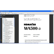 KOMATSU WHEEL LOADER WA500-1 WA500-3 WA500-6 WA500-7 SERVICE MANUAL