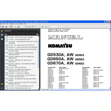 KOMATSU MOTOR GRADER SERVICE & REPAIR MANUAL