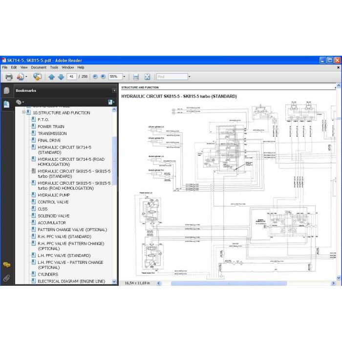 KOMATSU SKID STEER LOADER CK - SK SERVICE MANUAL