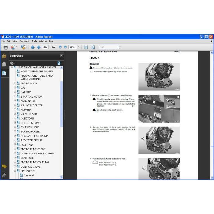 KOMATSU SKID STEER LOADER CK - SK SERVICE MANUAL