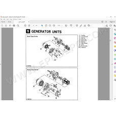 Kubota Generator AV1600 AV2500 AV3800 AV4500 AV5500 service manual