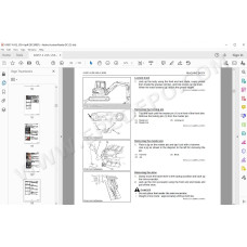 Kubota Excavator KX057-4 U55 U55-4 service manual