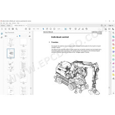 Liebherr Wheeled Excavator A900C ZW EDC Litronic Tier 3 service & repair manual