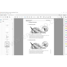 Liebherr Wheeled Excavator A900C ZW EDC Litronic Tier 3 service & repair manual