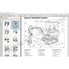 Takeuchi Excavator workshop service & repair documentation