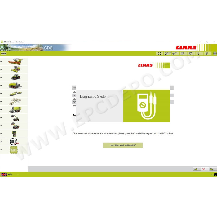 CLAAS CDS DIAGNOSTIC SYSTEM 2020