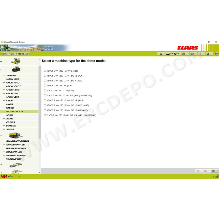 CLAAS CDS DIAGNOSTIC SYSTEM 2020