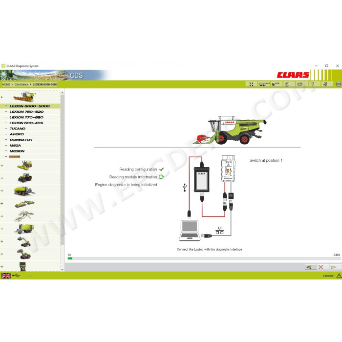 CLAAS CDS DIAGNOSTIC SYSTEM 2020