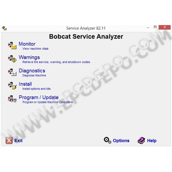 BOBCAT SERVICE ANALYZER 2015 82.11