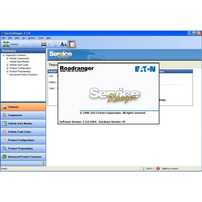 EATON SERVICE RANGER 3.3.0 DIAGNOSTIC