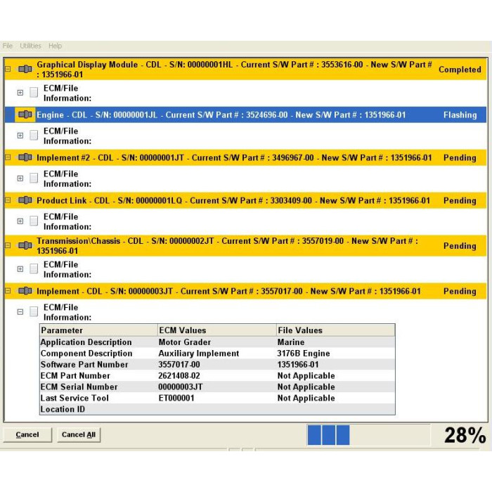 CATERPILLAR CAT ET FLASH FILES 2014 + ET2015A