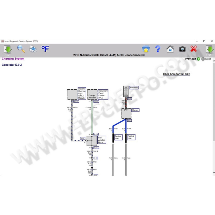 ISUZU IDSS II DIAGNOSTIC SERVICE SYSTEM 2019