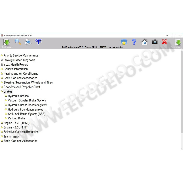 ISUZU IDSS II DIAGNOSTIC SERVICE SYSTEM 2019