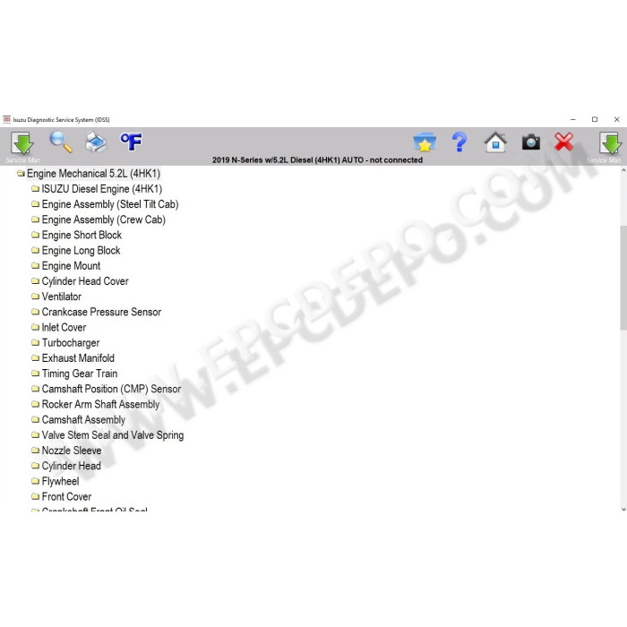 ISUZU IDSS II DIAGNOSTIC SERVICE SYSTEM 2019