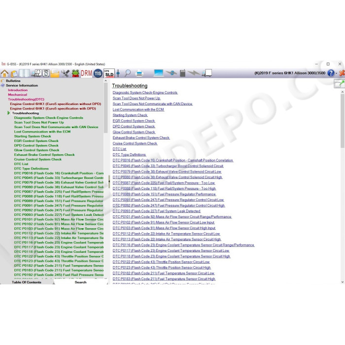ISUZU G-IDSS DIAGNOSTIC SERVICE SYSTEM 2020