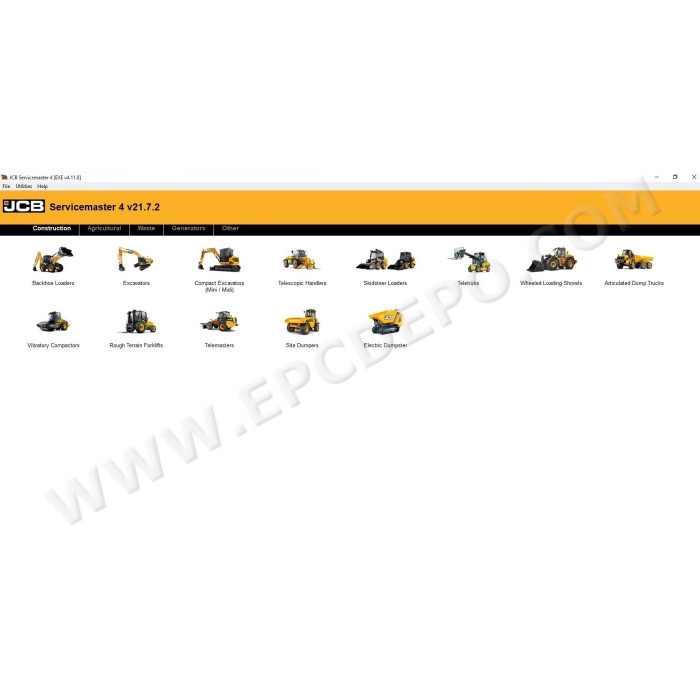 JCB SERVICEMASTER 4 21.7.2 2021 DIAGNOSTIC TOOL