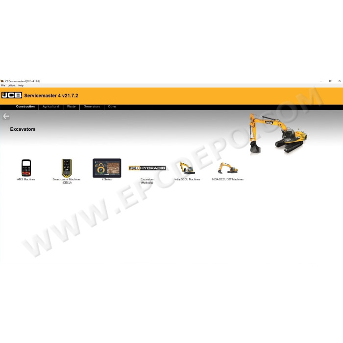 JCB SERVICEMASTER 4 21.7.2 2021 DIAGNOSTIC TOOL