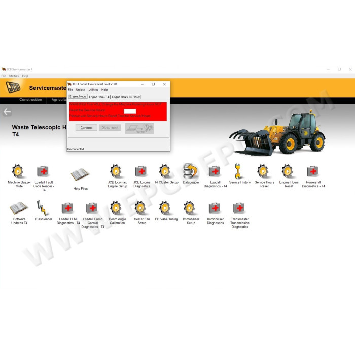JCB SERVICEMASTER 4 21.7.2 2021 DIAGNOSTIC TOOL
