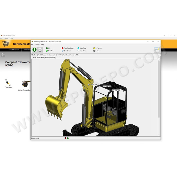 JCB SERVICEMASTER 4 21.7.2 2021 DIAGNOSTIC TOOL