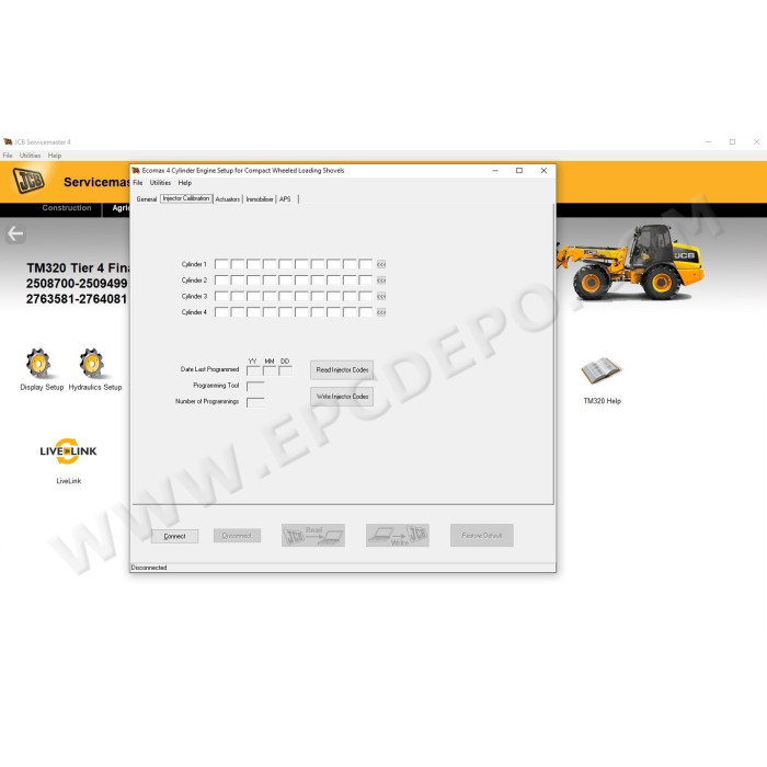 JCB SERVICEMASTER 4 21.7.2 2021 DIAGNOSTIC TOOL