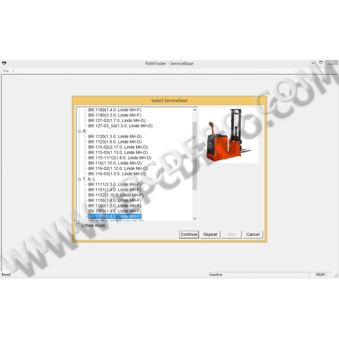 LINDE PATHFINDER 3.5.8.2 DIAGNOSTIC