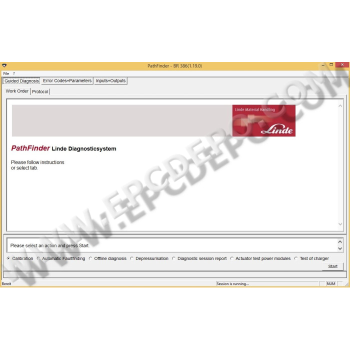 LINDE PATHFINDER 3.5.8.2 DIAGNOSTIC
